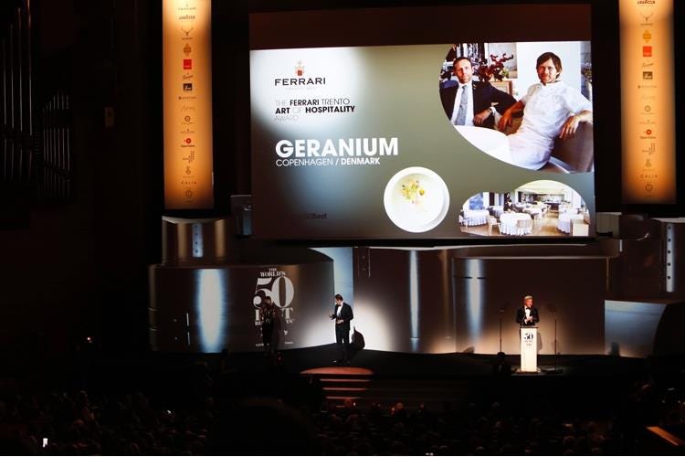 Ferrari Trento Art Of Hospitality Award 2018 - Geranium, Danimarca