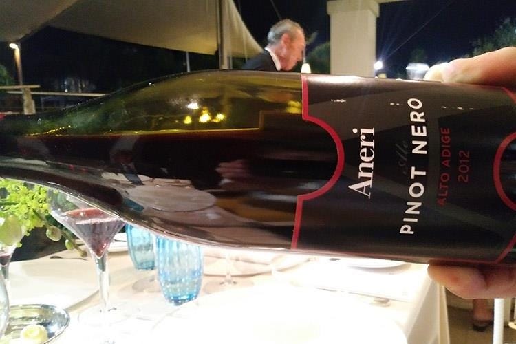 Alto Adige Pinot Nero Ale Doc di Aneri (Ramsay & Friends al Forte Village 
Cucina gourmet, ma tavola solidale)