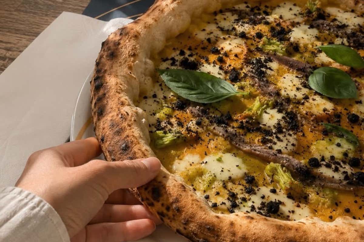 Pizza Fiori e Alici