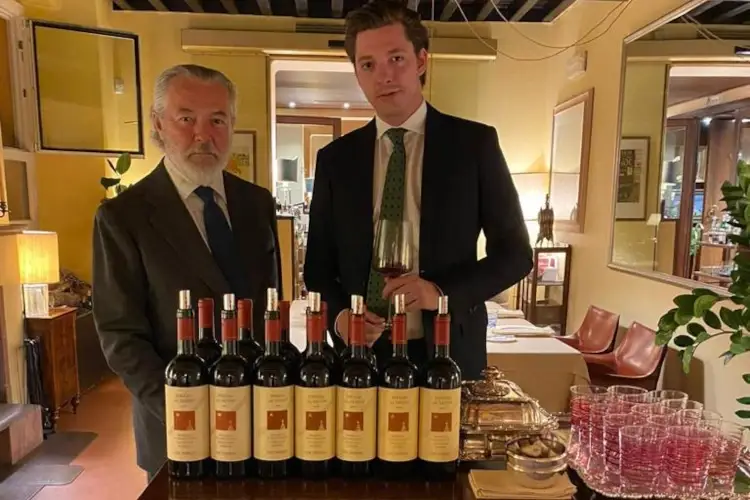 Da sinistra Francesco e Santiago Marone Cinzano Poggio al Vento di Col d&rsquo;Orcia si racconta al San Domenico di Imola