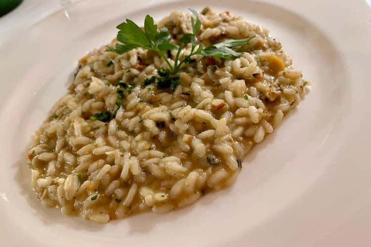 Risotto alla pescatora A Grado per un vacanze d'altri tempi