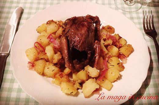 Colombaccio alla cacciatora Colombaccio alla cacciatora