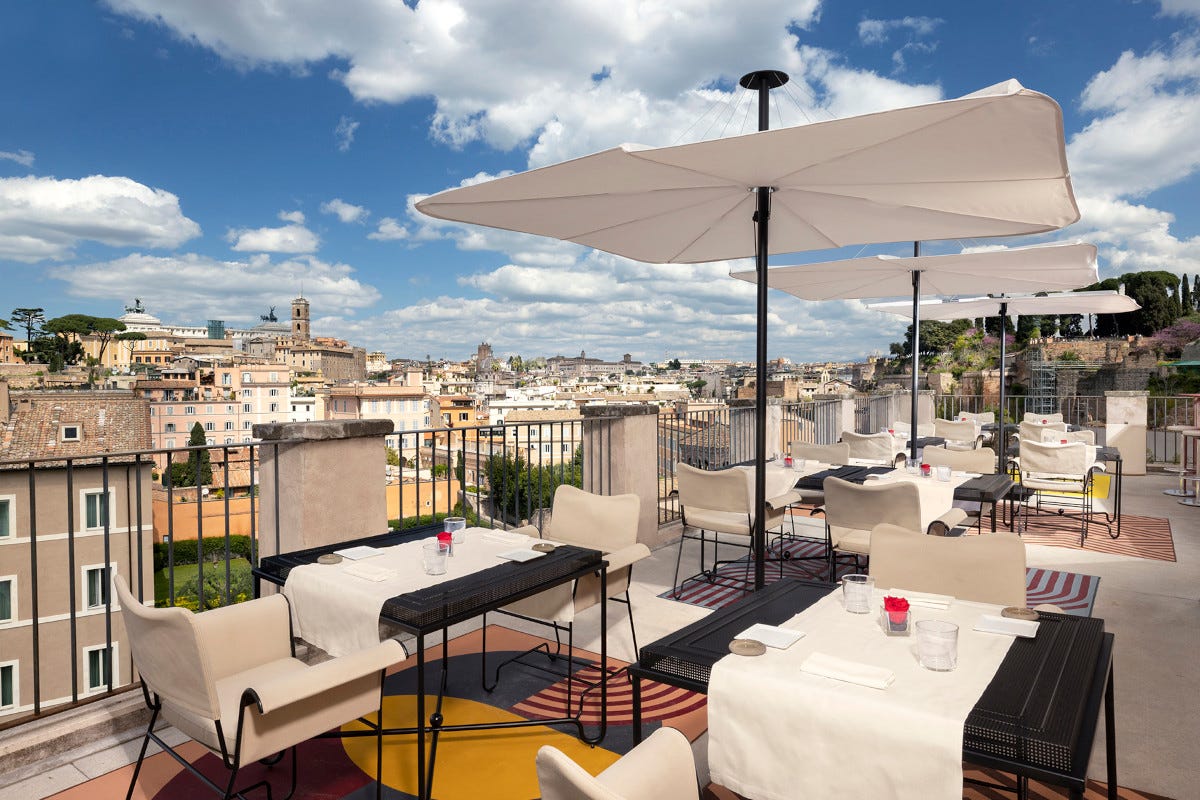 Rhinoceros le Restau & Roof bar, la nuova terrazza gourmet su Roma