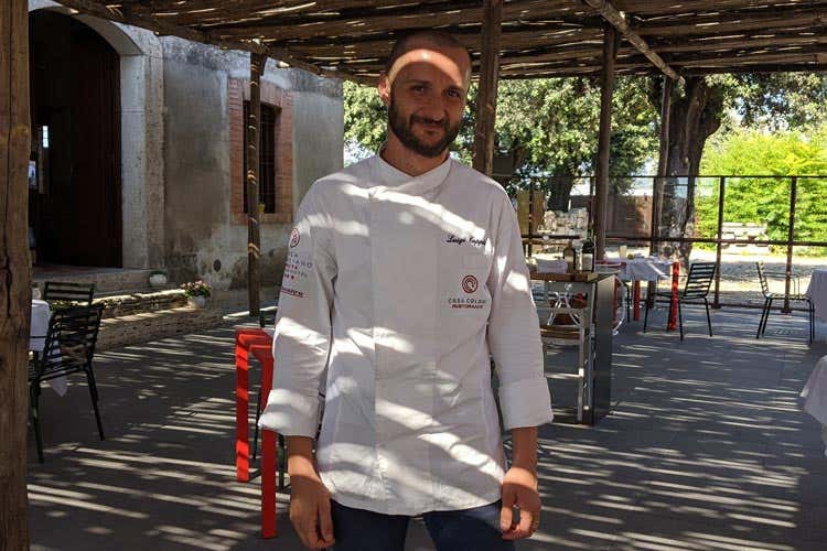 Luigi Coppola - Sotto il pergolato, Casa Coloni esalta le materie prime di Paestum