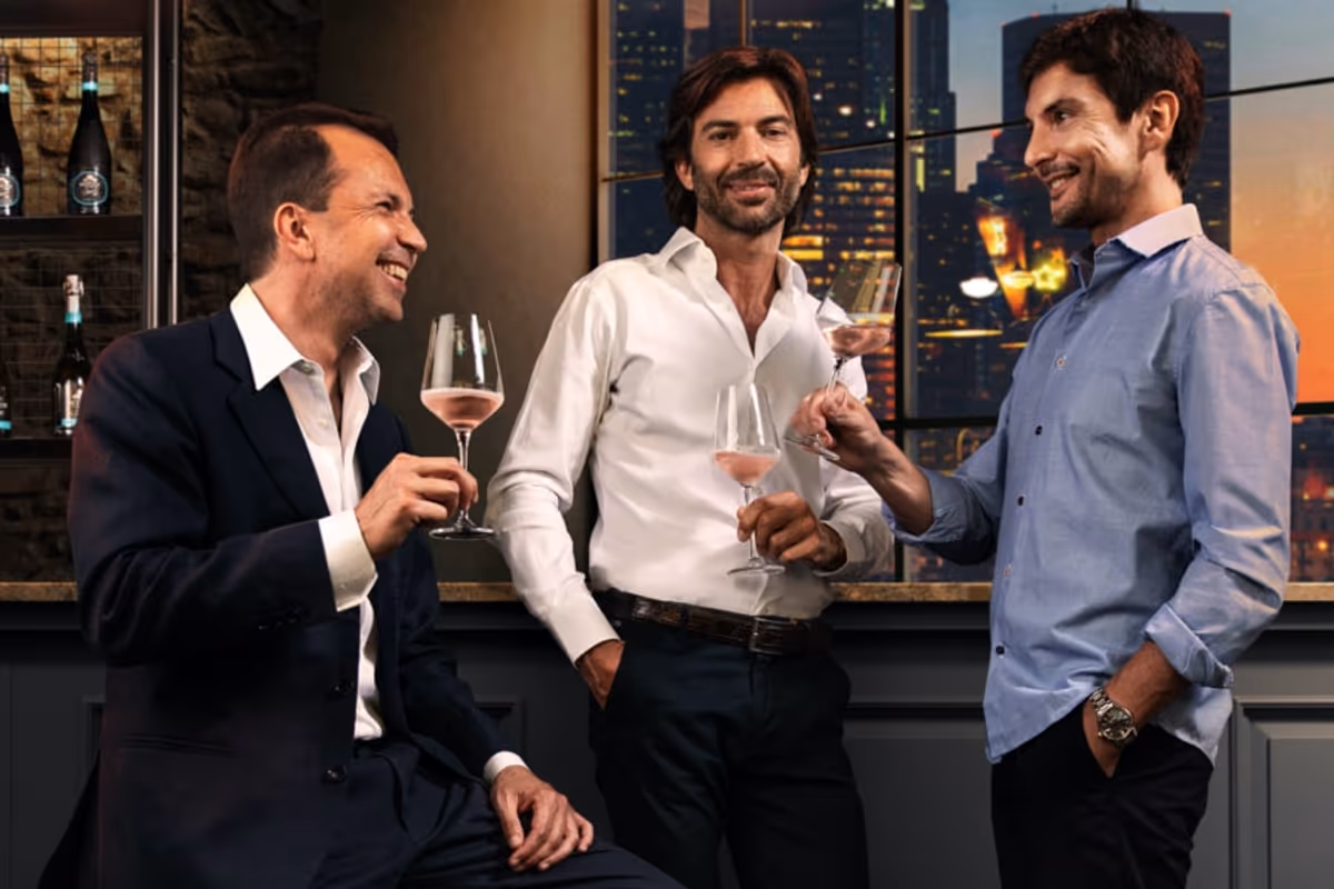 Da sinistra: Domenico Zonin (presidente), Francesco Zonin (vicepresidente) e Michele Zonin (vicepresidente)