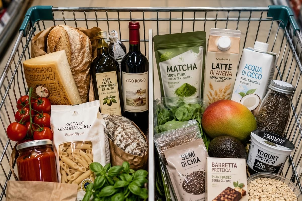 Senza glutine, lattosio e zuccheri: come cambia il carrello degli italiani