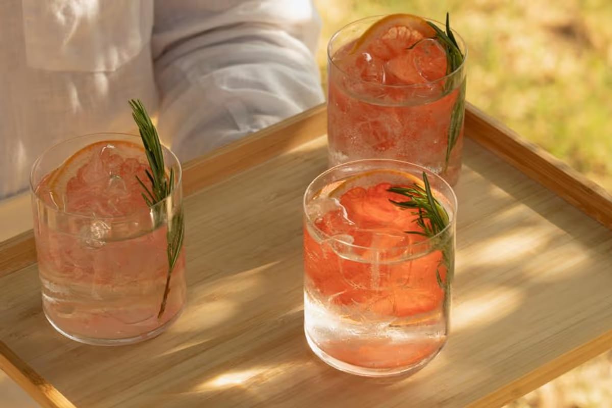 Gin e tè verde, il cocktail dell’estate con lo sherbet agli agrumi fatto in casa