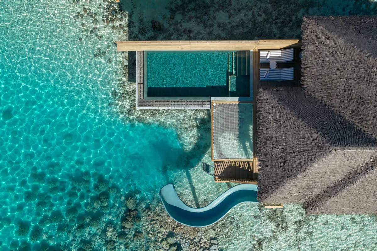 Al Sun Siyam Vilu Reef 50 nuove ville overwater con scivolo privato