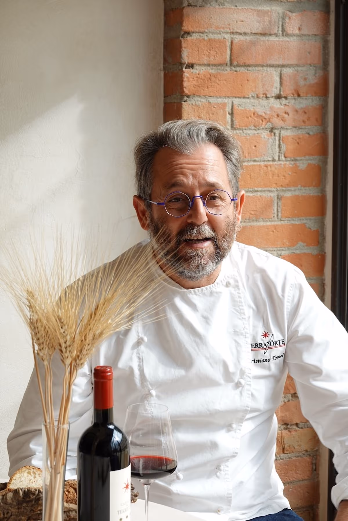 Chef Cristiano Tomei, del ristorante Terraforte