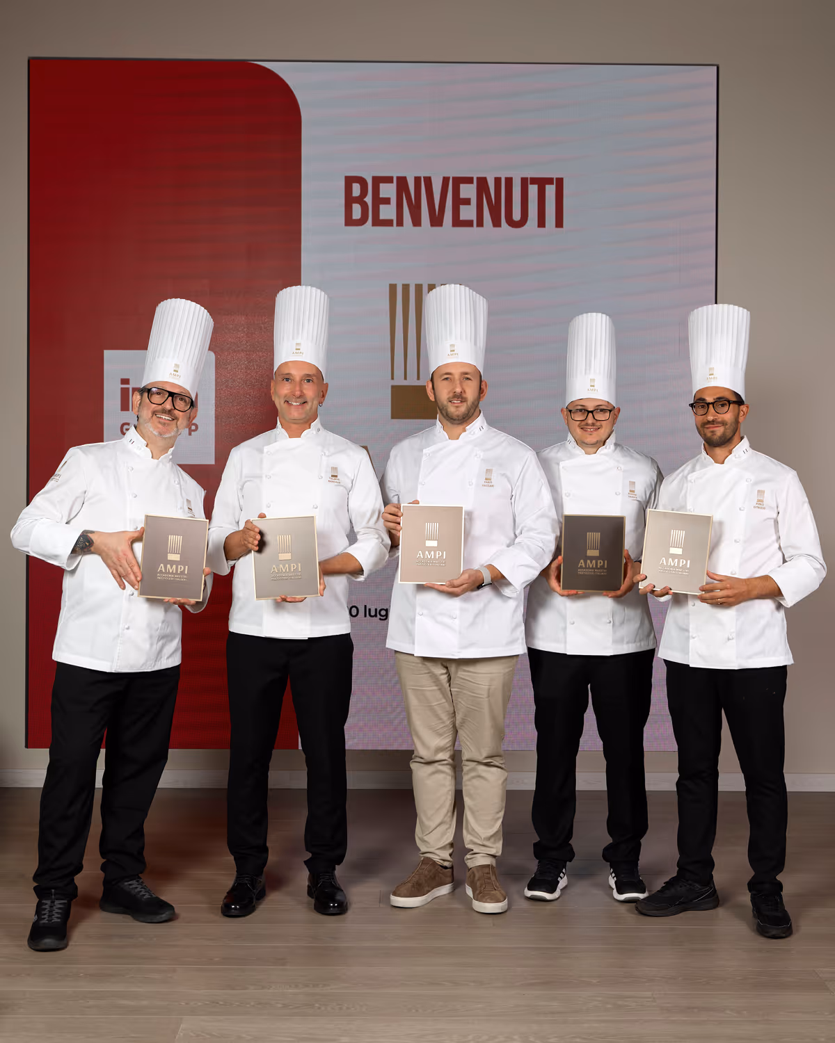 I cinque nuovi maestri Ampi,