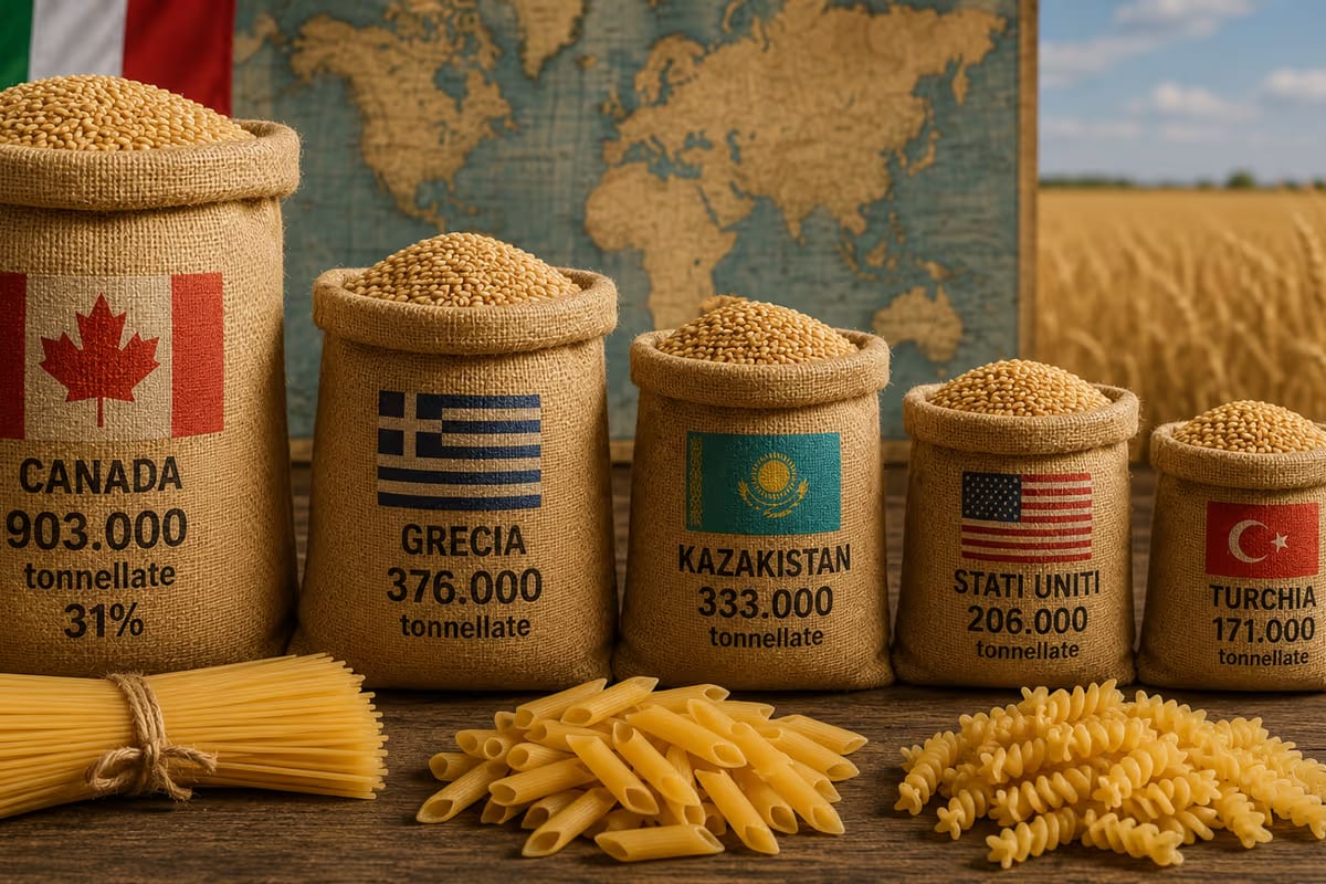 Dietro il successo della pasta italiana c'è anche il grano straniero