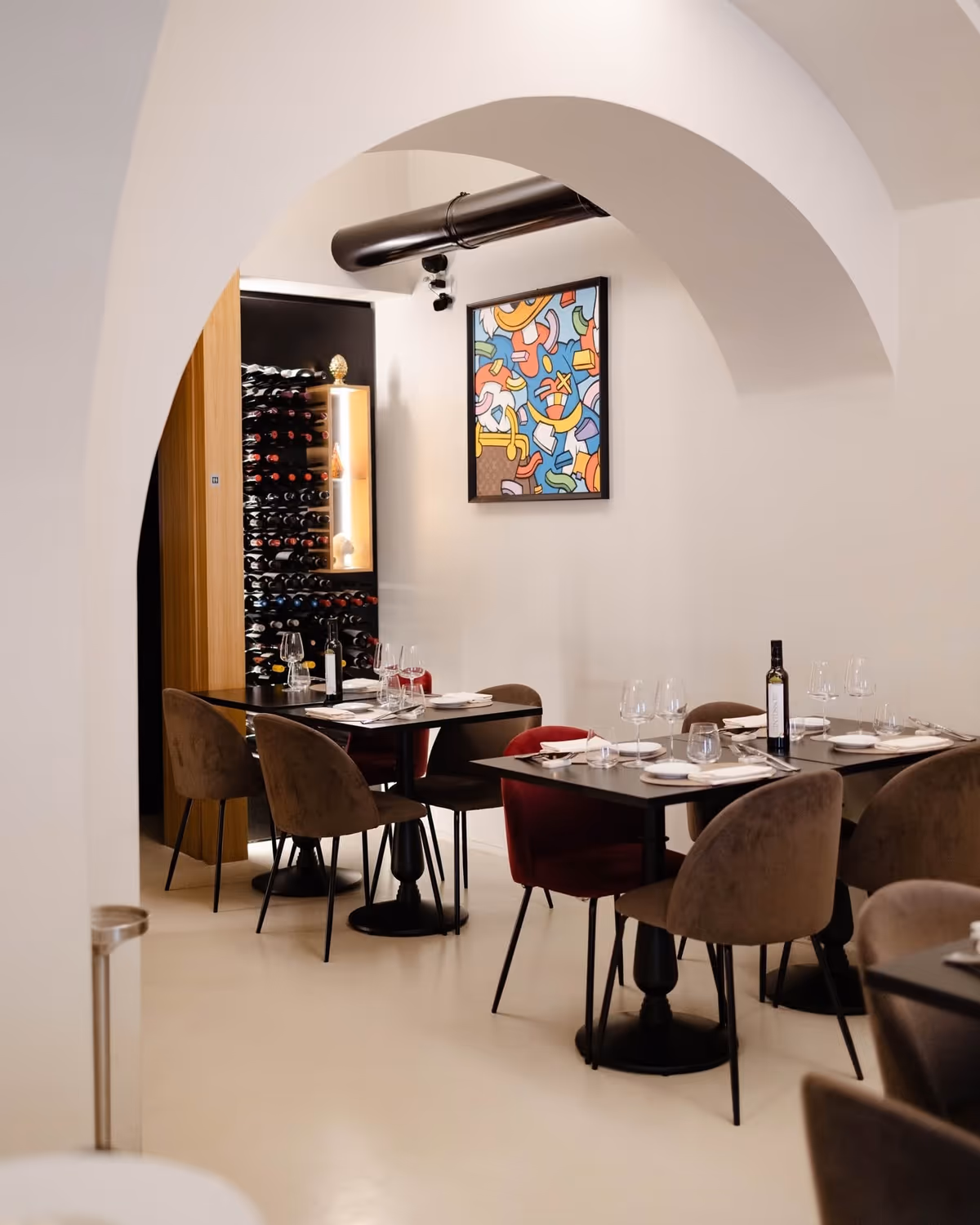 Uno scorcio della sala di Entroterra Trattoria Sostenibile