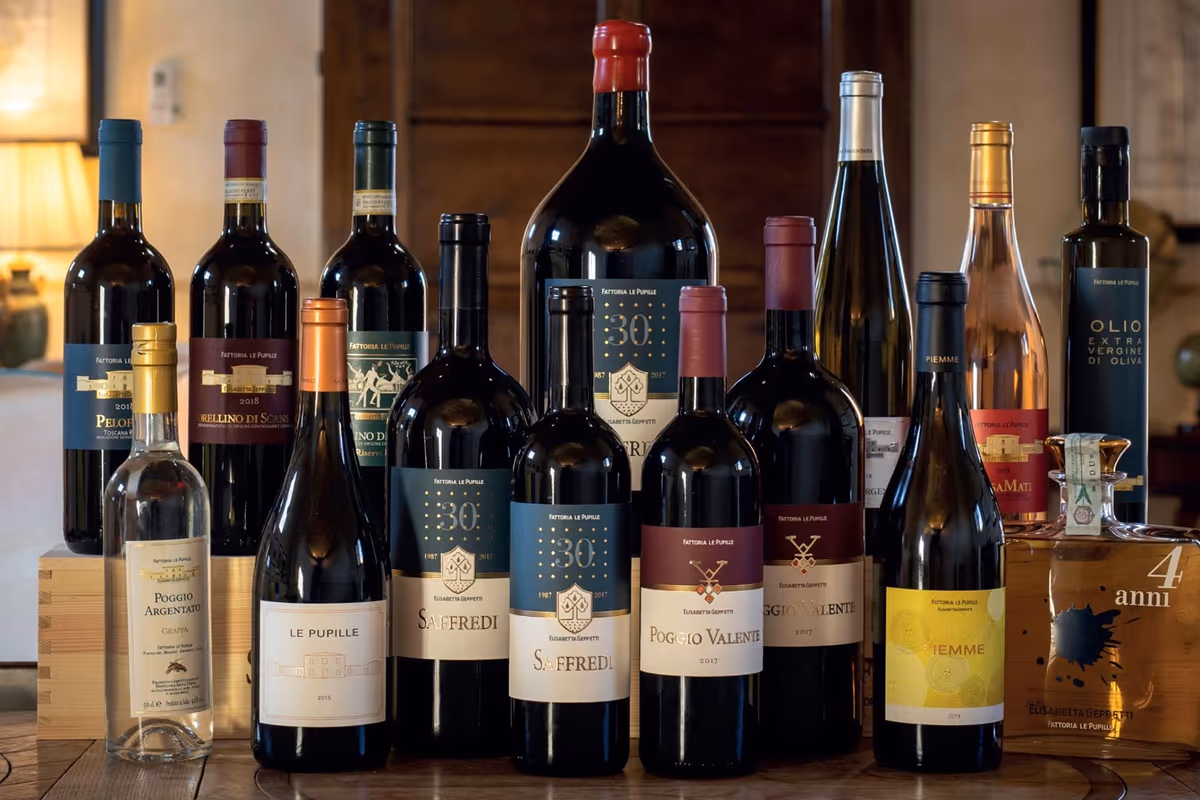 Vini e oli di Fattoria Le Pupille