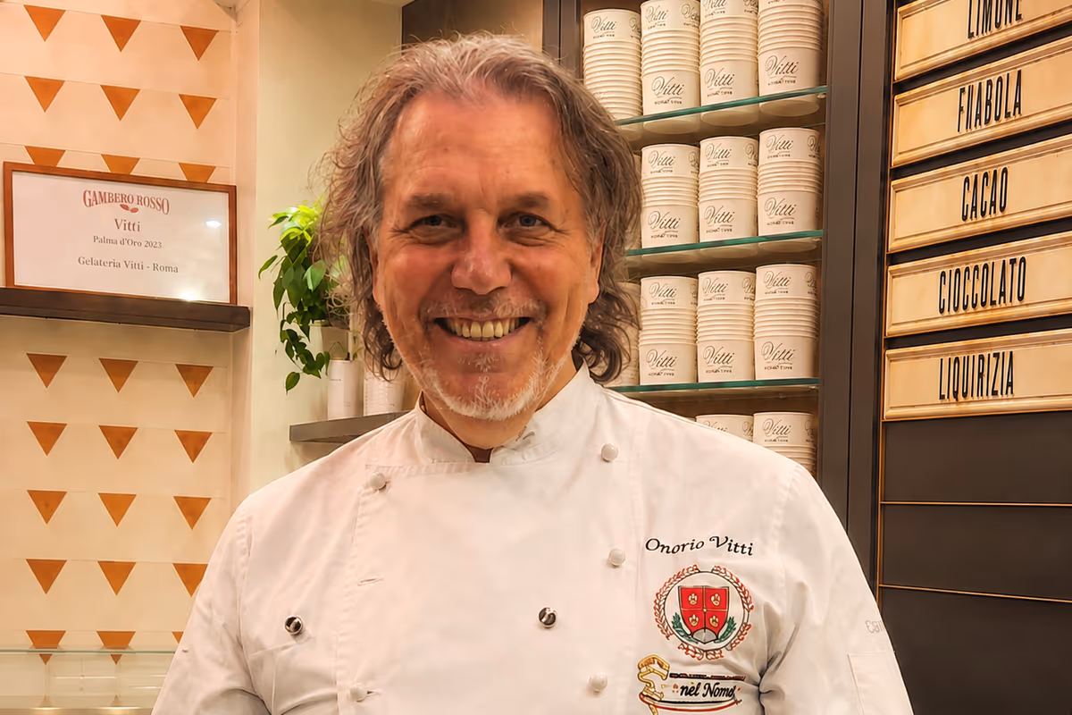 Il maestro gelatiere Onorio Vitti