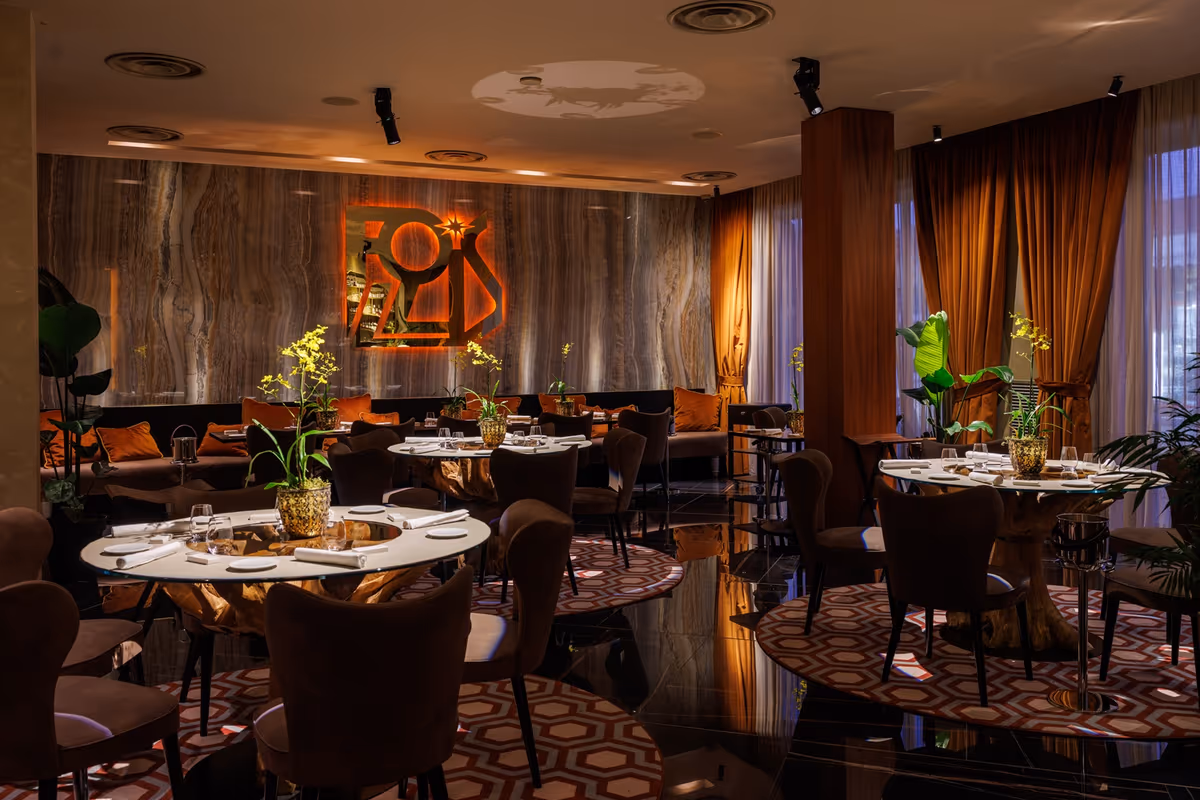 La sala del ristorante Follis
