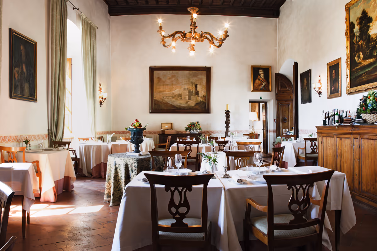 Un angolo del ristorante Il Pievano