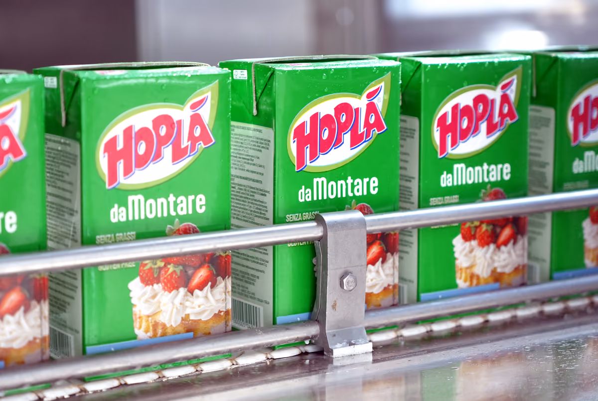 Panna da montare Veg per l'Horeca della linea Hoplà
