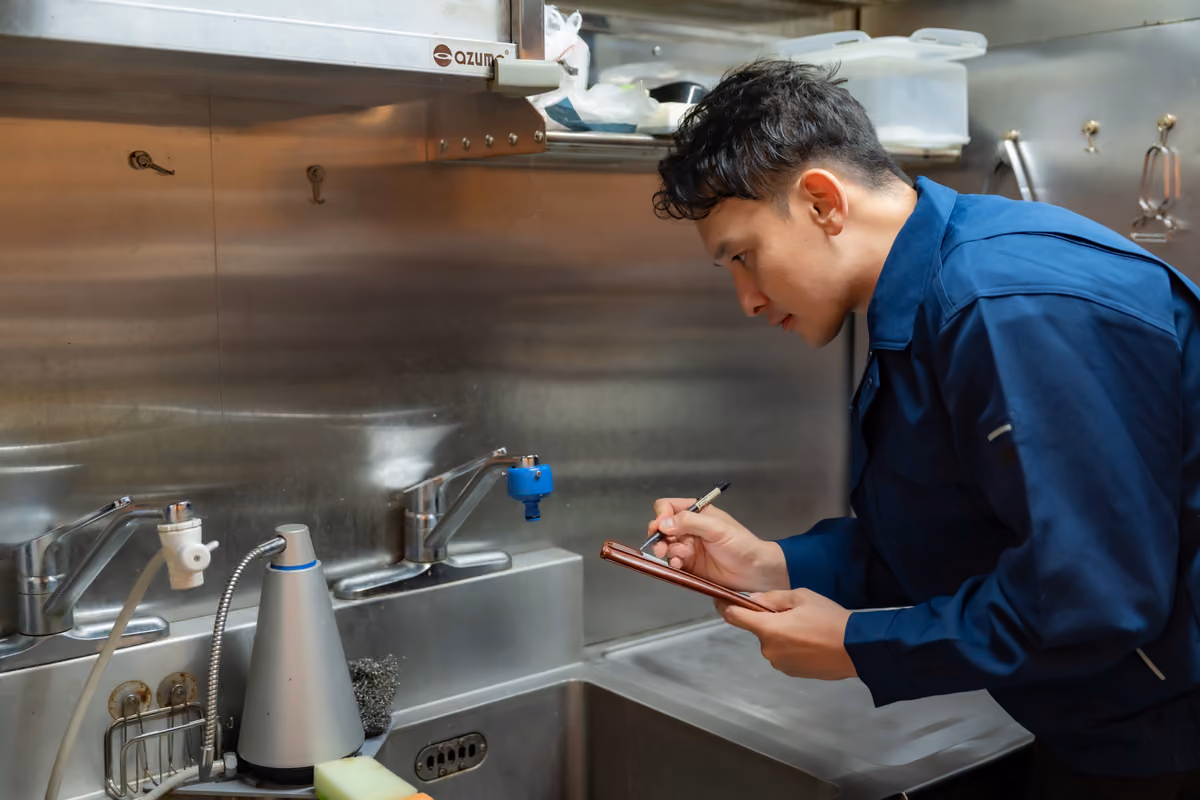 Il primo check fa fare al rientro è proprio sull'acqua e sulla rete idrica del locale