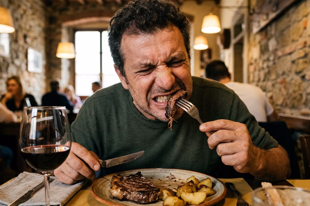 Al morso il tatto ci permette di comprendere la durezza di un alimento