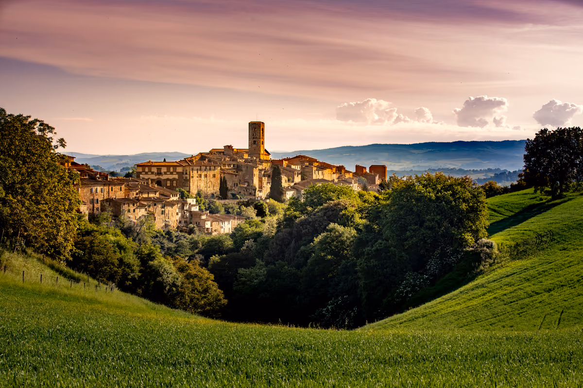 Una vista di Colle Val d'Elsa (Si)