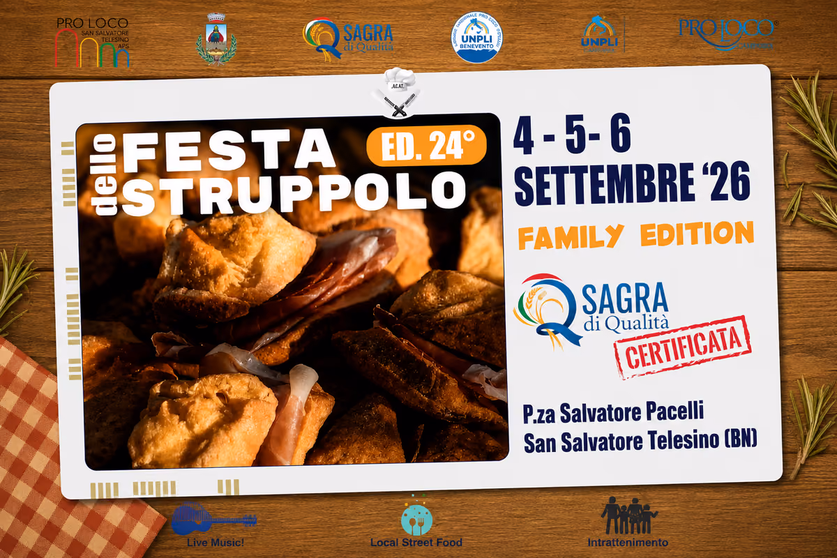 La Festa dello Struppolo è riconosciuta “Sagra di qualità”