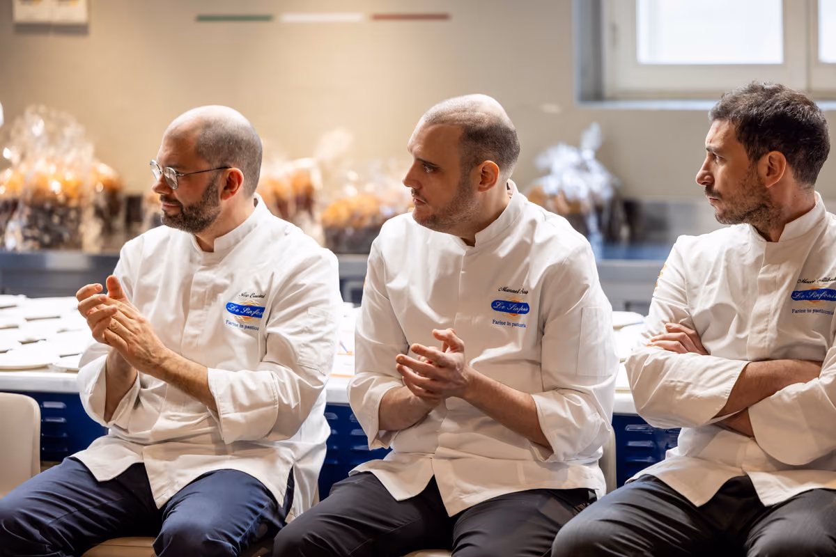 I maestri Ivo Corsini, Manuel Scarpa e Marco Aliberti