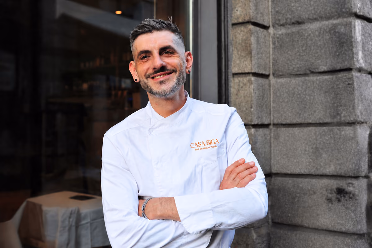Simone Nicolosi, pizza chef di Casa Biga