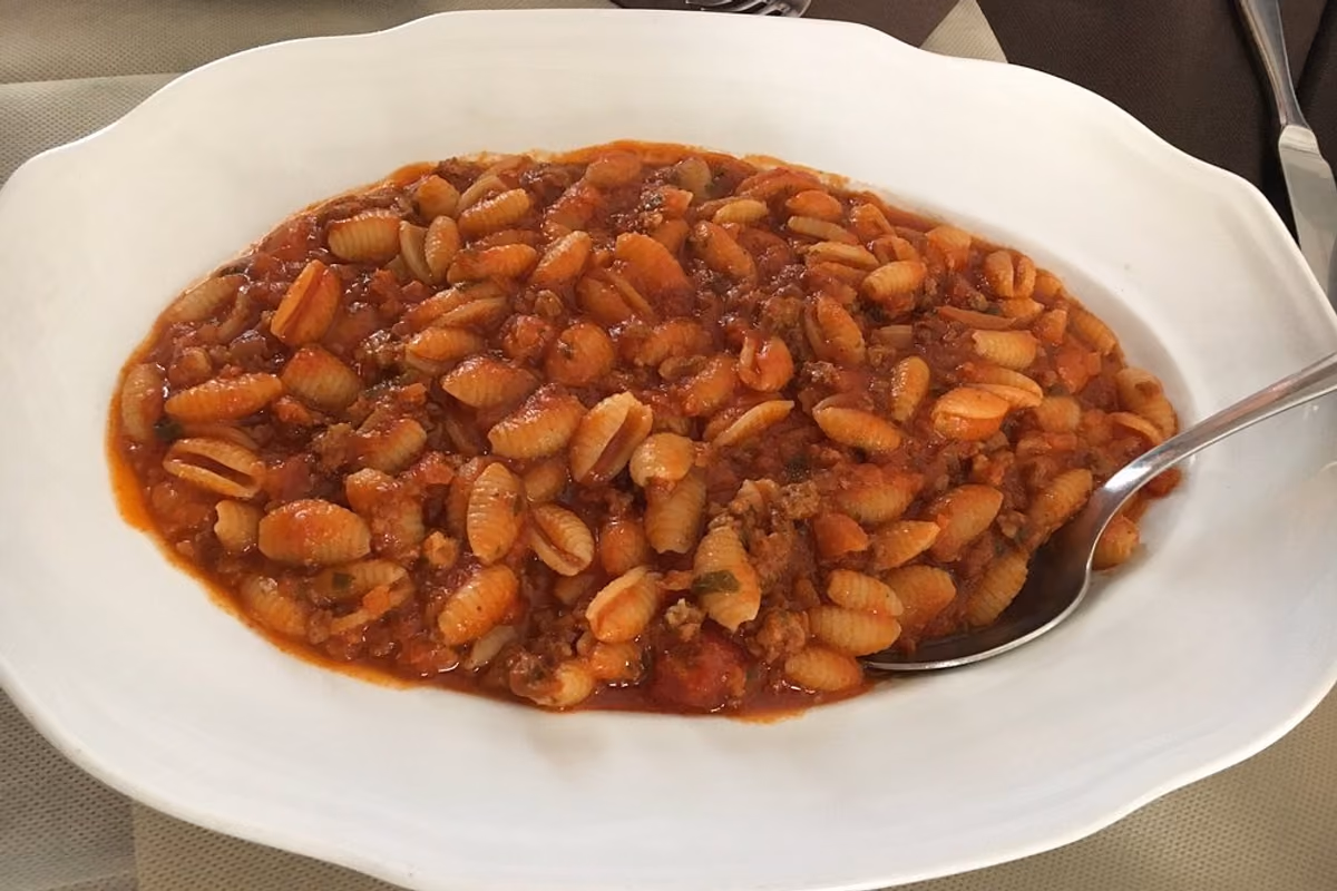 Cavatelli con il ragù di mare