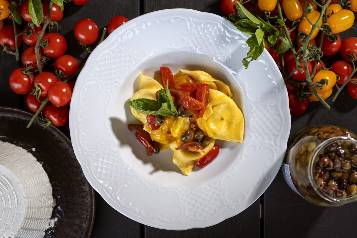 Bufalotto, tortelli cremosi ricotta e bufala: la ricetta mediterranea