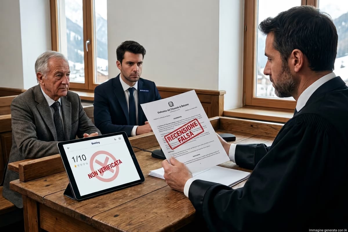 Recensisce l’hotel senza esserci mai stato: giudice ordina a Booking di cancellare
