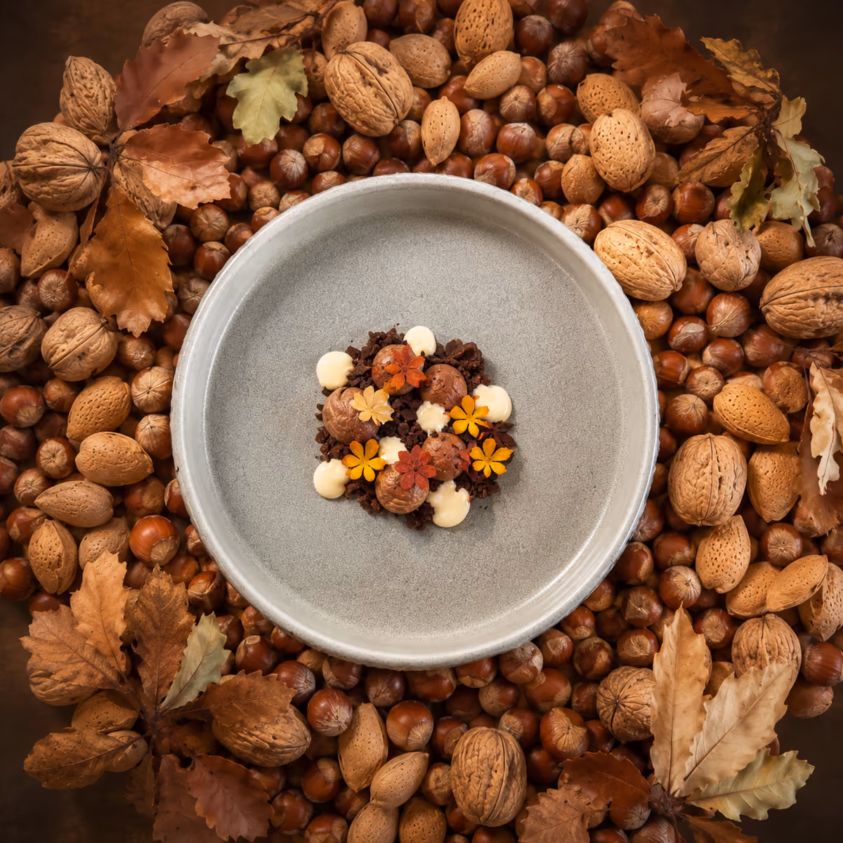 Il dessert Sottobosco, perla del menu autunnale di Vitaleta Gourmet