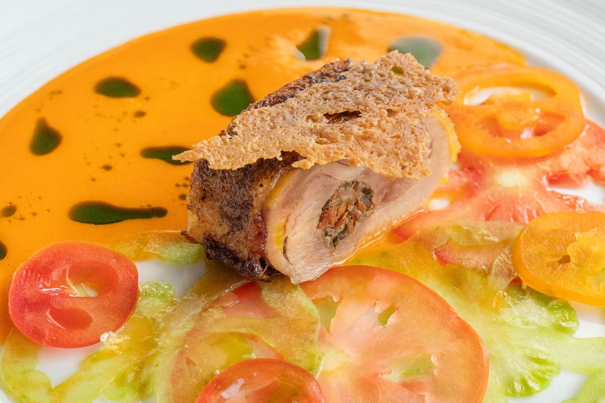 Pollo alla cacciatora, la ricetta contemporanea di Gaetano Trovato