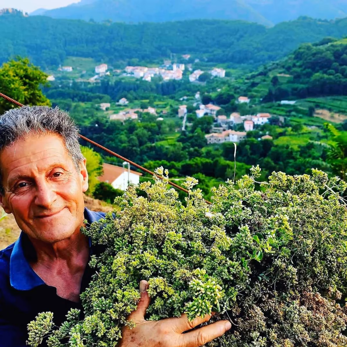 Ruben Giordano tra i suoi monti in Costiera Amalfitana