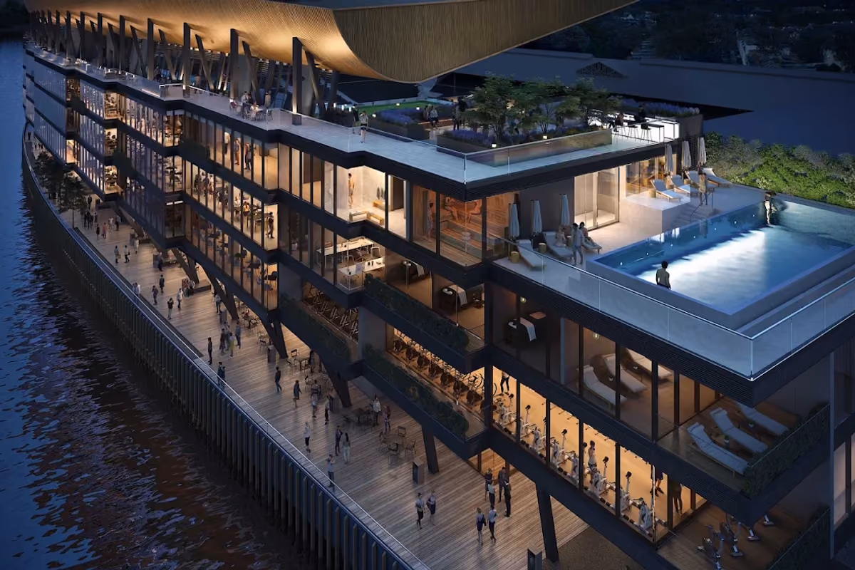 Il nuovo volto di Craven Cottage: la tribuna trasformata nel Fulham Pier Hotel, boutique hotel con 13 camere affacciate direttamente sul fiume