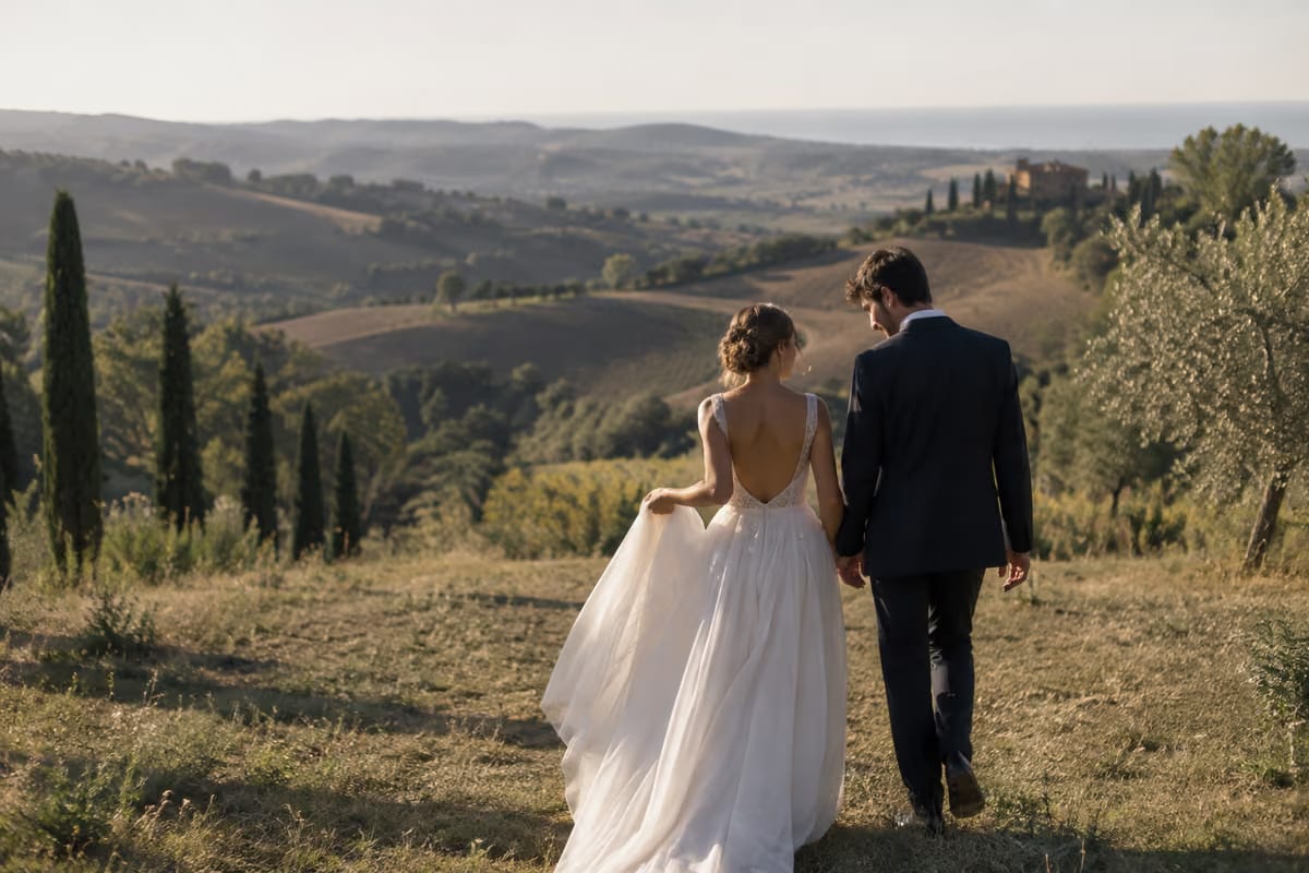 Una francese nelle Marche per accompagnare le coppie nel loro “oui” in Italia