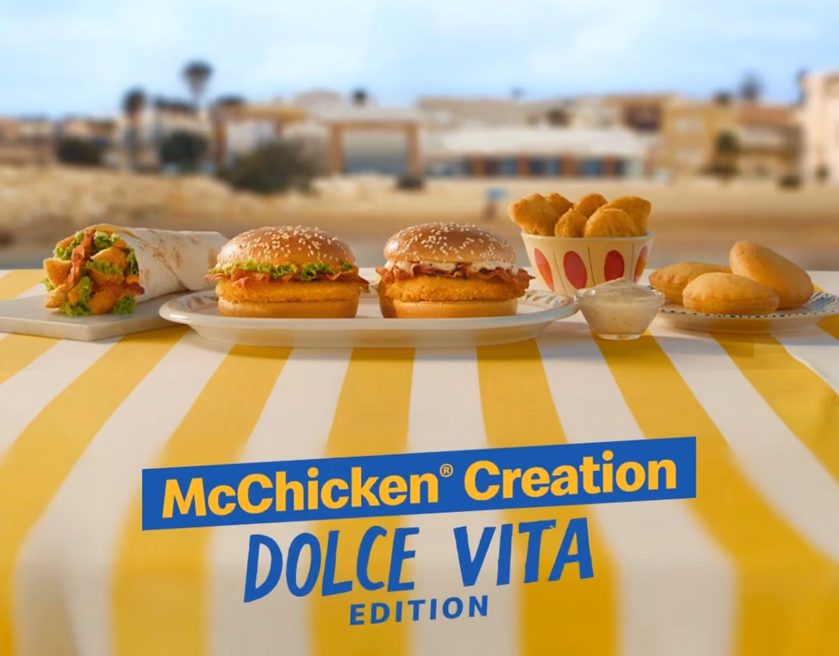 La linea McChicken Creation® Dolce Vita Edition che utilizza il Pecorino Romano Dop
