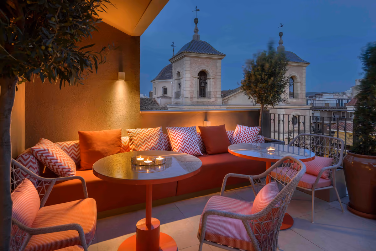 Royal Heaven, il rooftop dell’hotel con vista sulla città