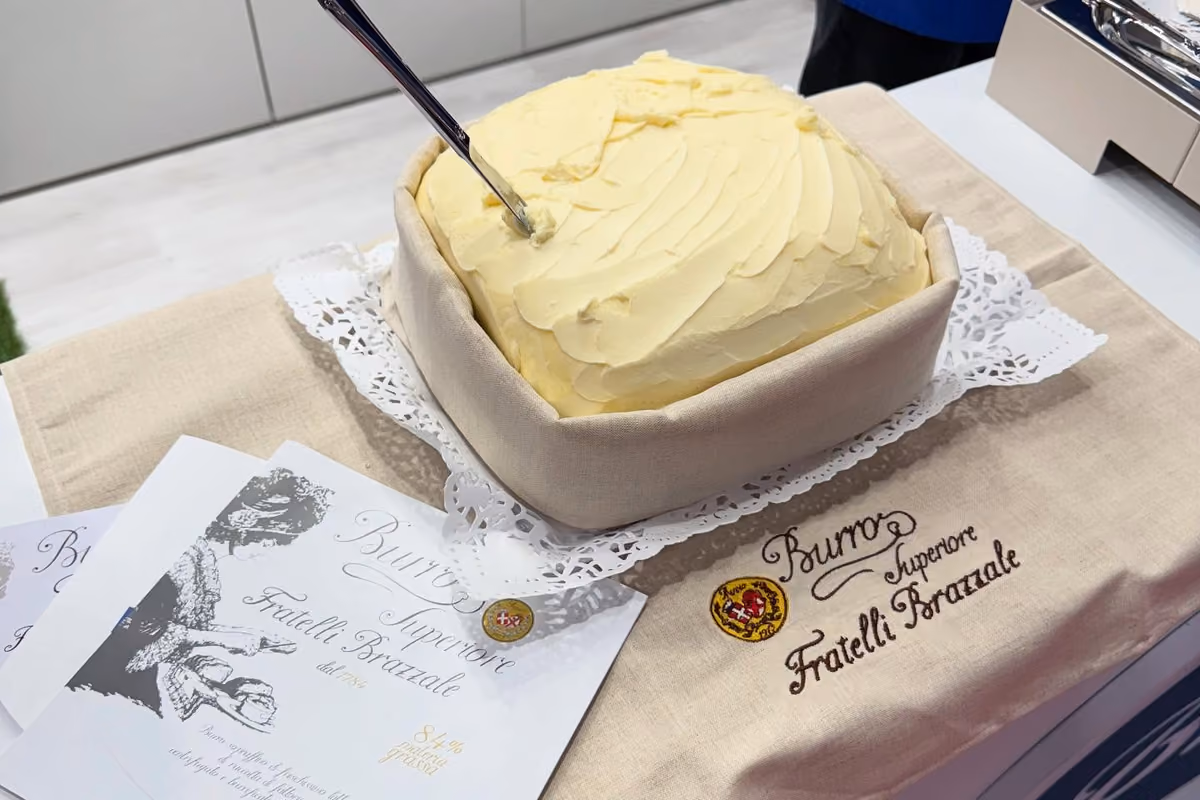 Il Burro di Latte Brazzale, nel formato per professionisti da 5 kg
