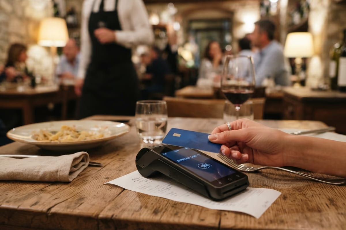 Mancia digitale al ristorante: il Pos non cambia le regole