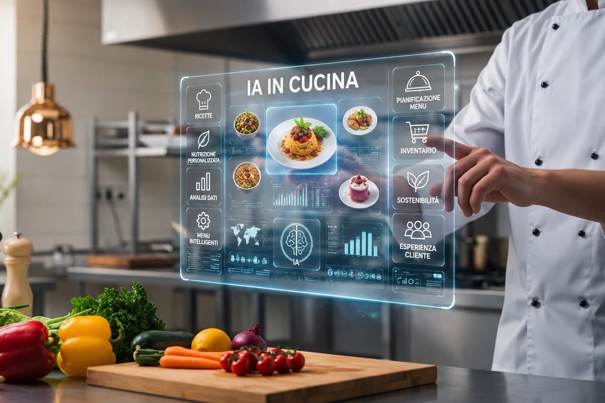Dalle ricette alle recensioni: fin dove può arrivare l'IA in cucina?