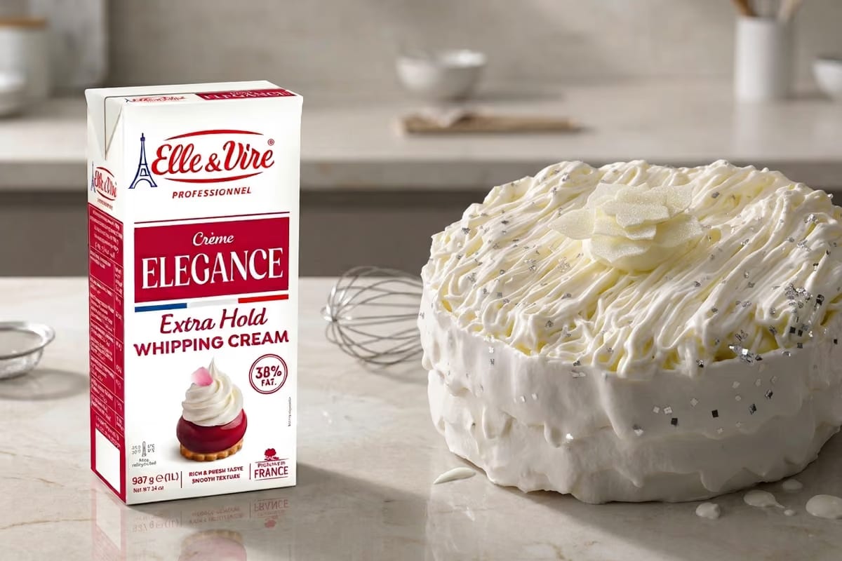 Mousse, creme e decorazioni più stabili: la panna che mantiene la struttura 48 ore