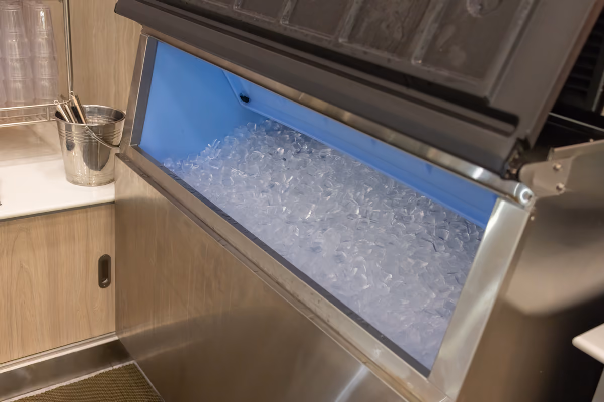 Se l’acqua o la macchina del ghiaccio non sono correttamente trattate e mantenute, possono crearsi condizioni favorevoli a contaminazioni indesiderate