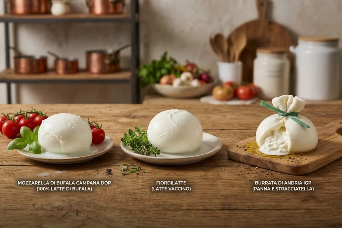 Basta rivalità tra Puglia e Campania: bufala, fiordilatte e burrata sono prodotti diversi