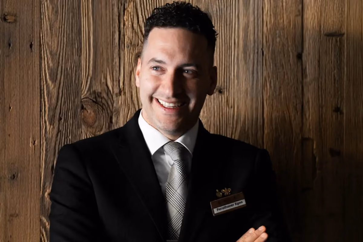 Il sommelier Egon Perathoner, creatore di PEEGO