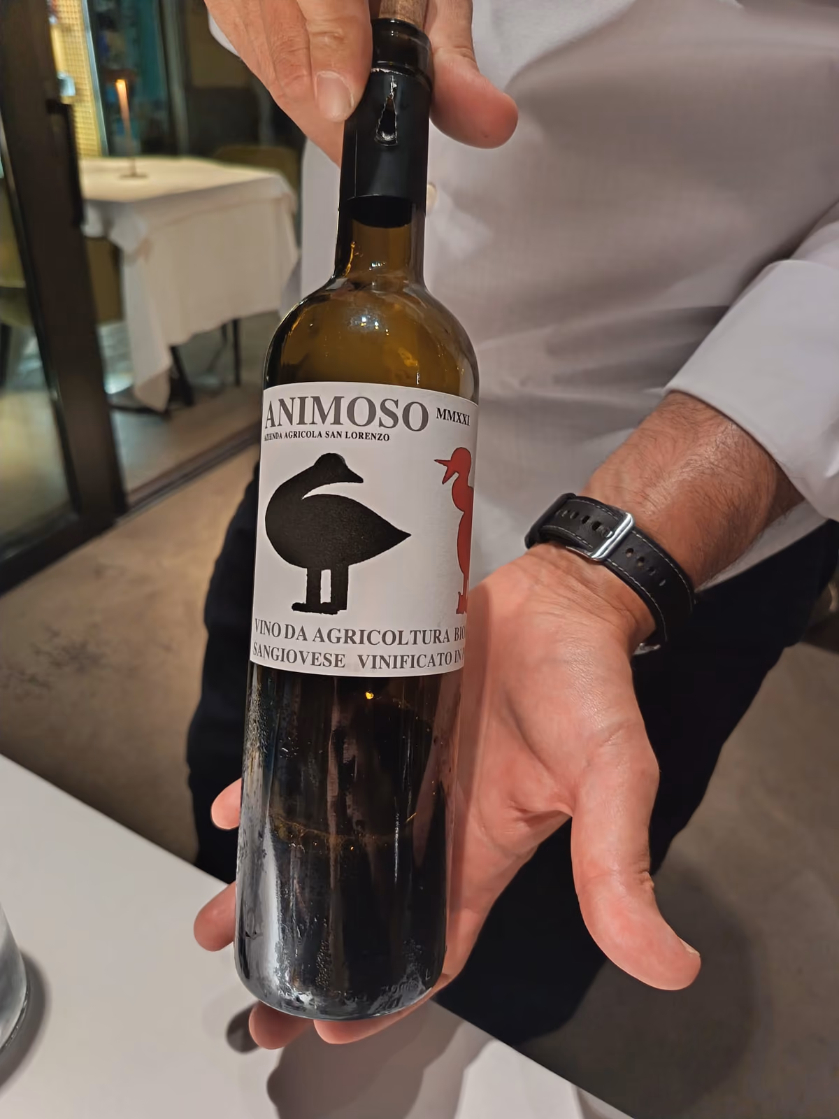 Animoso, Sangiovese in purezza
