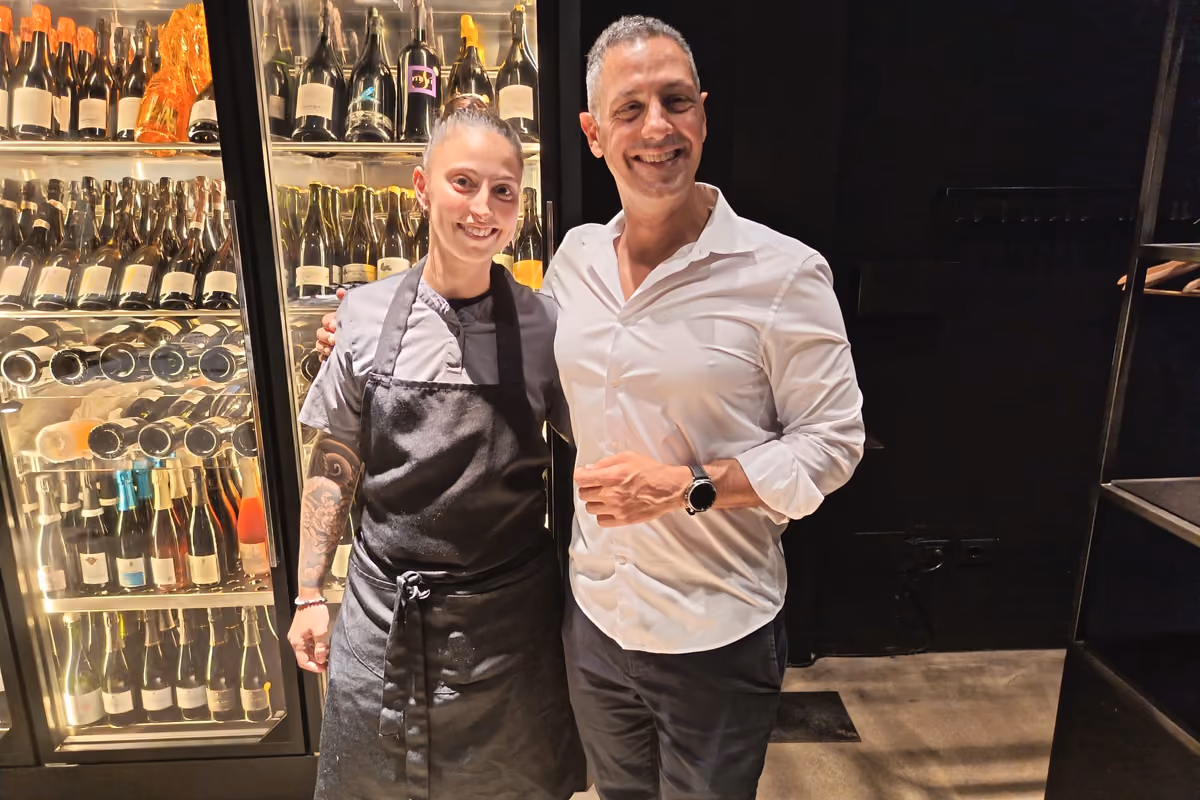 Ruggero Del Zotti e la chef Greta Lanzeni