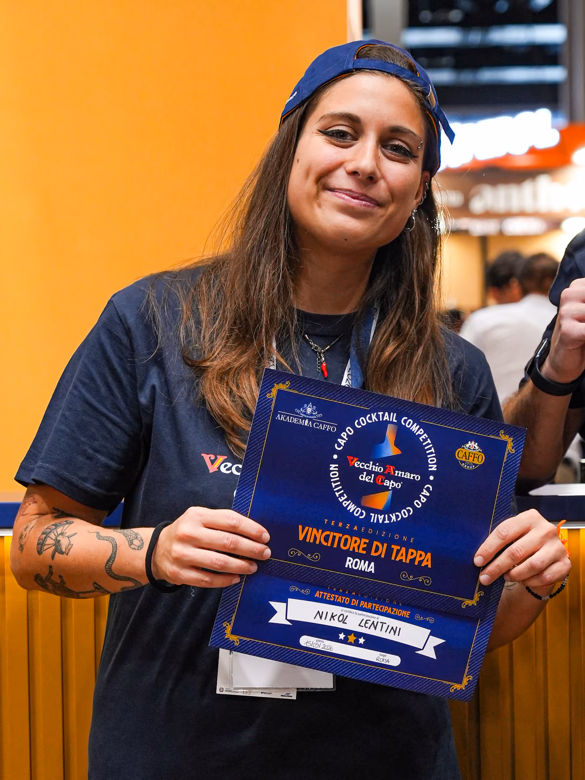Nikol Lentini ha portato il cocktail Belvedere