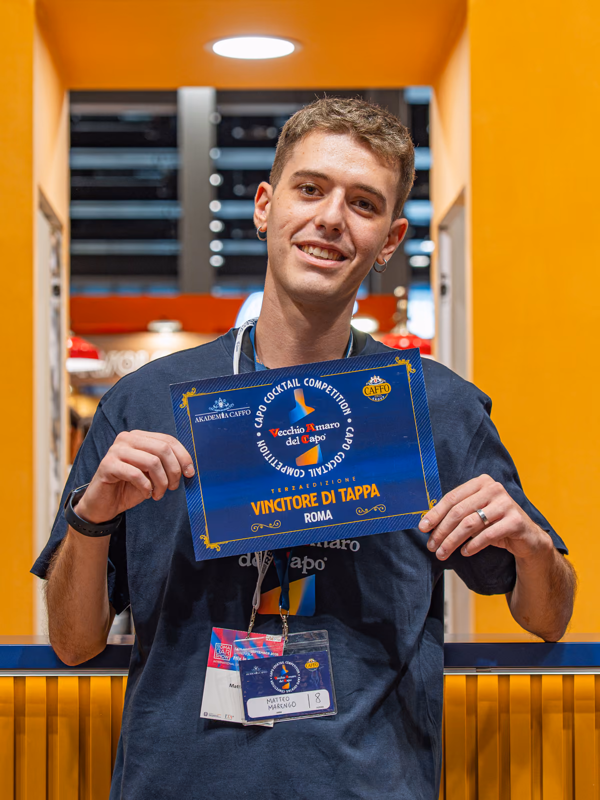 Matteo Marengo è stato premiato per il suo "Genesi”