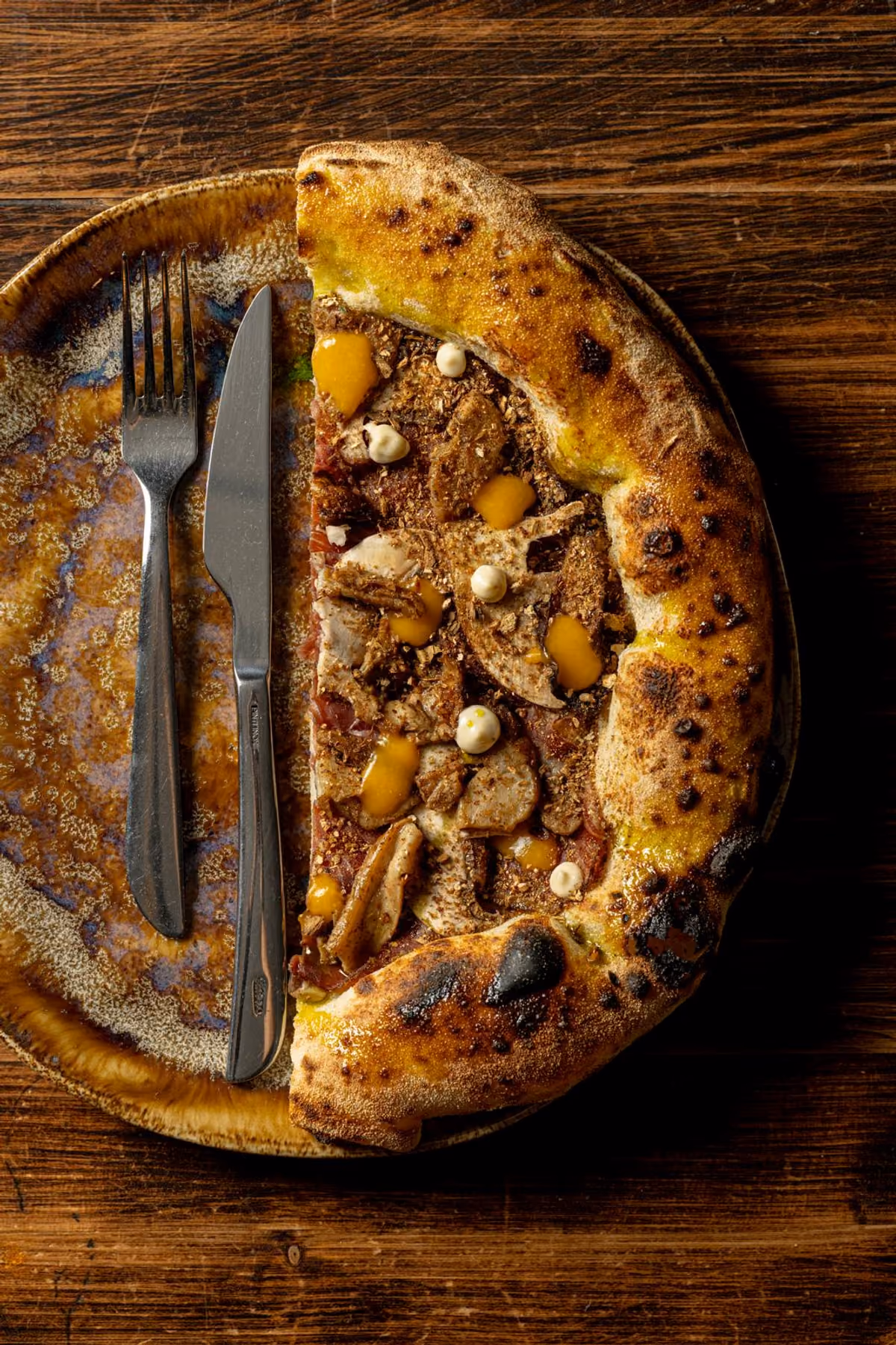 La pizza Cadono le foglie di Luca Cornacchia
