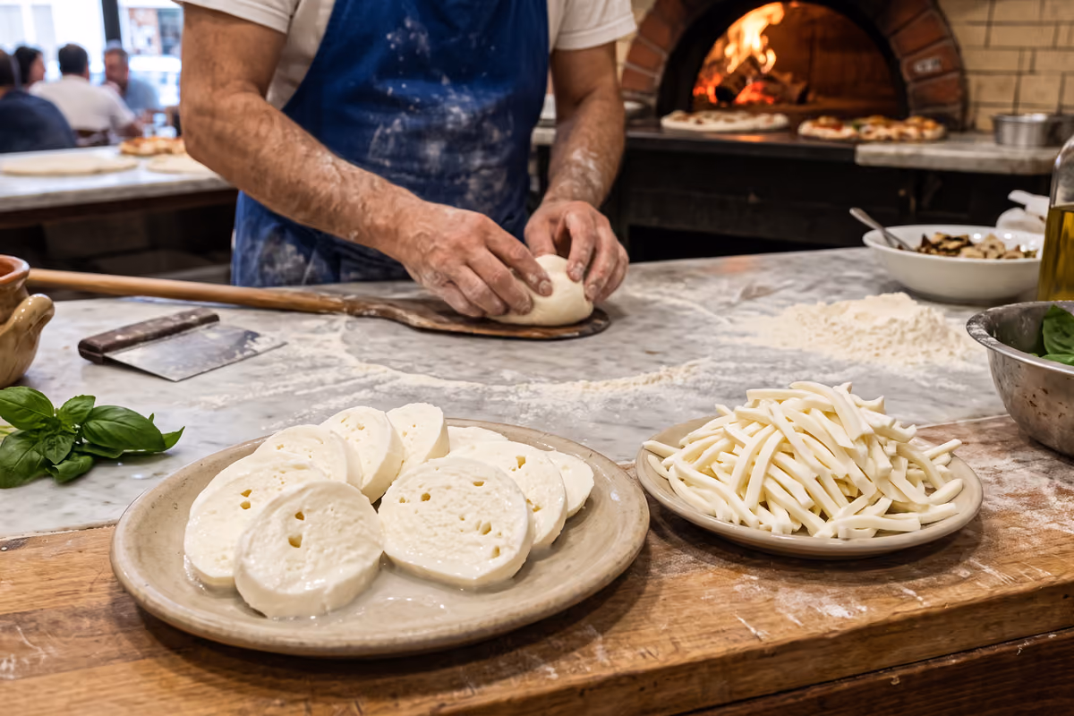 Mozzarella di bufala o fiordilatte sulla pizza napoletana: ecco cosa cambia in cottura